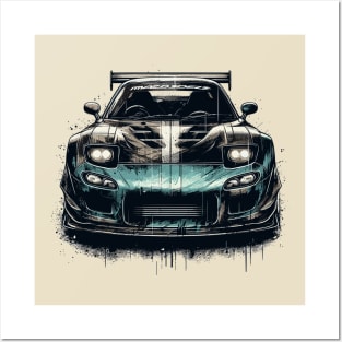 Mazda RX7 Posters and Art